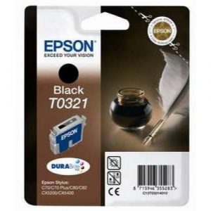 Μελάνι Epson C13T03214010 Black
