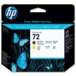 Κεφαλή Εκτύπωσης HP 72 Matte Black and Yellow (C9384A)