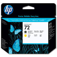 Κεφαλή Εκτύπωσης HP 72 Matte Black and Yellow (C9384A)