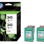 Original Μελάνι HP (CB332EE) Tri-Color No 343 Tri-Colour 2Pack