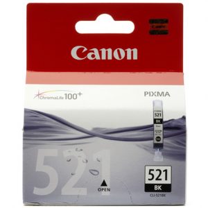 Μελάνι Canon CLI-521(2933B001) Black Original