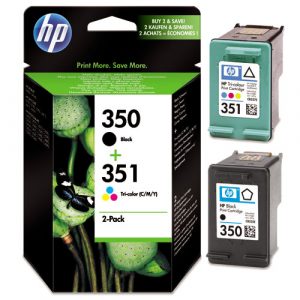Original Μελάνι HP SD412EEHP 350 / 351 Combo Pack  black / Tri-color
