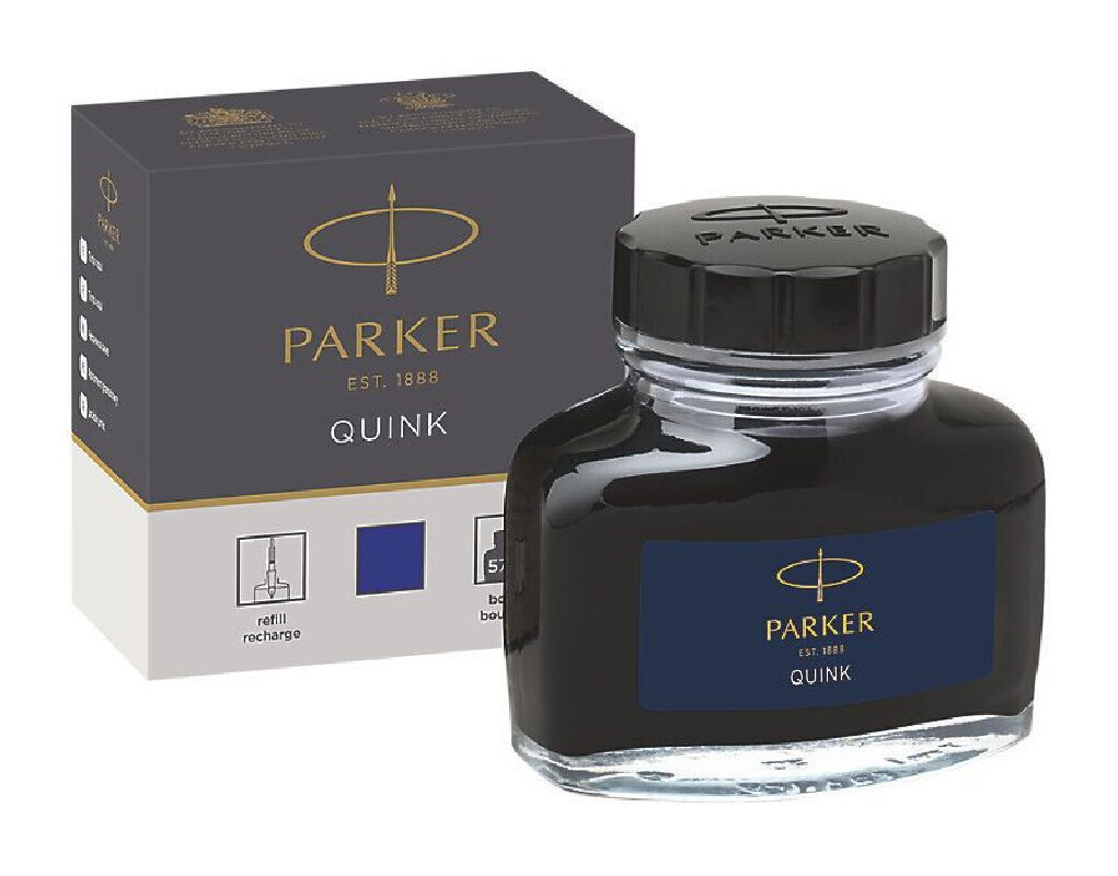 Μελάνι πέννας PARKER Quink 57ml ΜΠΛΕ