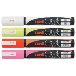 Μαρκαδόρος Uni Ball Υγρής Κιμωλίας PWE-5M