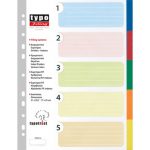 Διαχωριστικά P.P. Α4 5 θεμάτων χρωματιστά