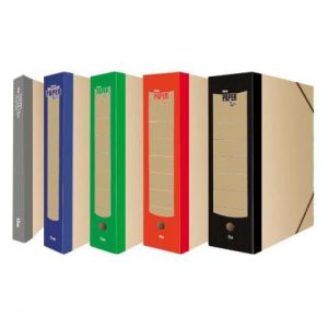 Κουτί με λάστιχο Paper Box οικολογικό ράχη 1,5cm