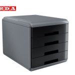 ΣΥΡΤΑΡΙΕΡΑ ARDA ΠΛΑΣΤΙΚΗ 4 ΘΕΣΕΩΝ MYDESK ΓΚΡΙ/ΜΑΥΡΟ