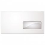 Φάκελλα Λευκά Καρρέ Αυτοκόλλητα Παράθυρο Δεξί 90gr 114 x 229 (3006) 500τεμ