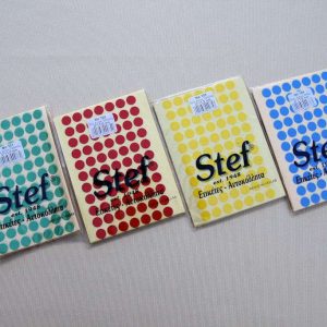 Ετικέτες αυτοκόλλητες χρωματιστές στρογγυλές