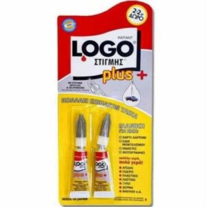Κόλλα LOGO INSTANT ΣΤΙΓΜΗΣ PLUS+  2gr+2gr  (10PL25)