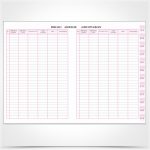 Βιβλίο Ευρετήρια Λήξεως Αξιογράφων με μήνες (δεμένο) 580