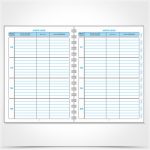 Βιβλίο Ευρετήριο λήξεως Αξιογράφων με μήνες (σπιράλ) 580α