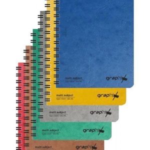 Τετράδιο σπιράλ Graphix 2 θεμ. 17χ25