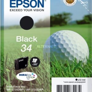Original  Epson 34 Black (C13T346140)  (C13T34614010)