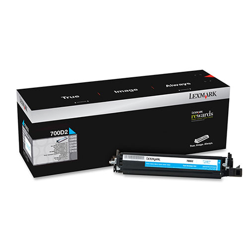 Original Lexmark Developer Unit 700D2 (70C0D20) cyan 40000pgs
