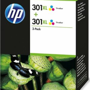 HP 301XL 2-pack High Yield Tri-color (D8J46AE)