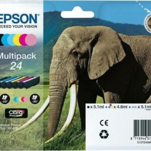 Μελάνι Epson 24 Pack Black/Cyan/Light Cyan/Magenta/Light Magenta/Yellow (C13T24284011)