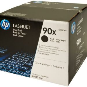 Original HP 90X Black High Yield 2-pack Toner (CE390XD)