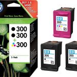 HP 300 Black/Tri-color 3-pack (SD518AE)
