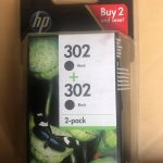 Μελάνι HP 302 Black Dual Pack 1VV49AE