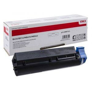 ORIGINAL OKI B432/B512/MB492/MB562 TONER BLACK EHC 12k (45807111)