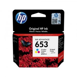 ORIGINAL Μελάνι Inkjet HP 653 Tri-Colour (3YM74AE)