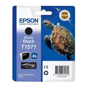 ORIGINAL Epson Μελάνι Inkjet T1571 XL Photo Black (T15714010)
