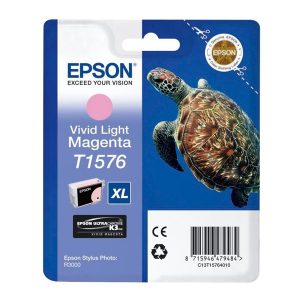 ORIGINAL Epson Μελάνι Inkjet T1576 XL Vivid Light Magenta (T15764010)