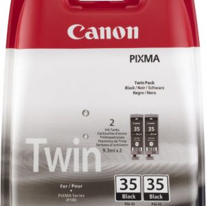 Canon 1509B012AA Black ink cartridge|8714574572444(1509B012) PGI-35 TWIN PACK