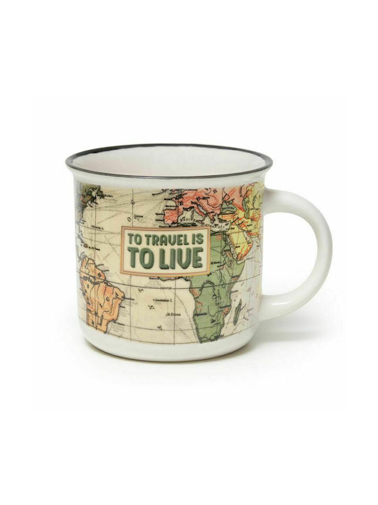 Legami Milano Travel Κούπα από Πορσελάνη Πολύχρωμη 350ml (CUP0046)