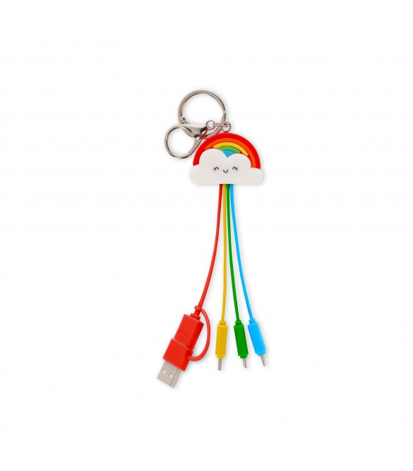 LEGAMI ΚΑΛΩΔΙΟ ΦΟΡΤΙΣΗΣ ΠΟΛΛΑΠΛΟ LINK UP MULTIPLE CHARGING CABLE - RAINBOW (ΟΥΡΑΝΙΟ ΤΟΞΟ) UCC0013