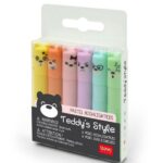 Legami Milano Teddy's Mood Mini Μαρκαδόροι Υπογράμμισης PASTEL 5mm 6τμχ MH0004
