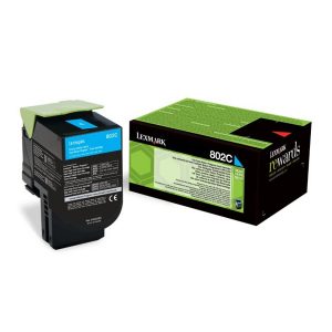 ORIGINAL Toner Lexmark 80C20C0 Cyan (80C20C0)