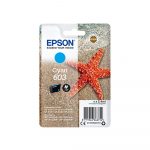 Epson Μελάνι Inkjet 603 Cyan (C13T03U24010)
