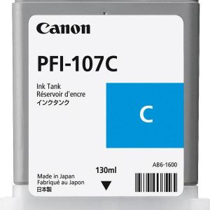 Canon PFI-107 Μελάνι Εκτυπωτή InkJet Κυανό (6706B001)