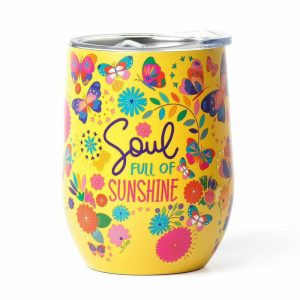 LEGAMI ΠΟΤΗΡΙ - ΘΕΡΜΟΣ ΑΠΟ ΑΝΟΞΕΙΔΩΤΟ ΑΤΣΑΛΙ HOT+COLD - 325 ML VACUUM TUMBLER - Butterfly Sunshine  TUM0003