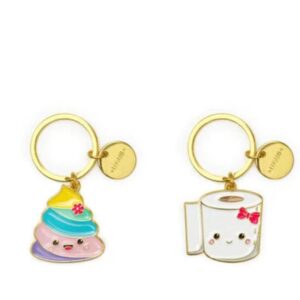 LEGAMI ΣΕΤ 2 ΜΠΡΕΛΟΚ WHAT A KEY RING - POO EKR0007