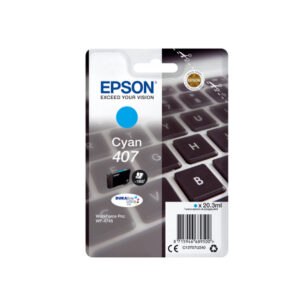 ORIGINAL Epson 407 Cyan (C13T07U240)