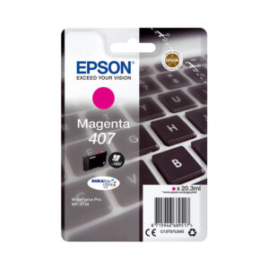ORIGINAL Epson 407 Magenta (C13T07U340)