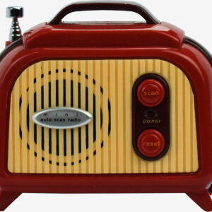 Legami Milano Legami MINI VINTAGE RADIO Retro Επιτραπέζιο Ραδιόφωνο Μπαταρίας Καφέ FM0001