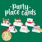 LEGAMI ΣΕΤ 12 ΧΡΙΣΤΟΥΓΕΝΝΙΑΤΙΚΕΣ ΚΑΡΤΕΣ ΘΕΣΗΣ ΟΝΟΜΑΤΩΝ - CHRISTMAS PARTY PLACE CARDS (PLC0001)