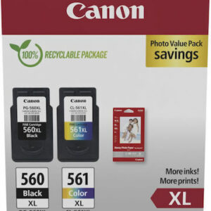 Canon Μελάνι Inkjet PG-560XL/CL-561XL Ph. Value Pack (3712C008)