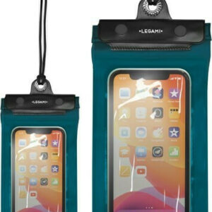 LEGAMI Αδιάβροχη Θήκη με Κορδόνι για το Κινητό Petrol Blue  WPP002