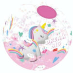 Legami Φουσκωτή Μπάλα Παραλίας Glitter Beach Ball Unicorn (BBS0003)