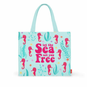 Legami Beach Bag Υφασμάτινη Τσάντα Θαλάσσης Seahorse (BBAG0001)