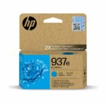ORIGINAL HP 937e EvoMore Cyan Original Ink Cartridge (4S6W6NE) 1650 Pages