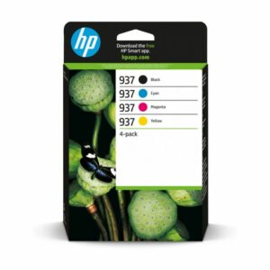 ORIGINAL HP 937 CMYK Original Ink Cartridge 4-Pack (6C400NE)