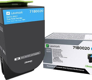 Lexmark 71B0020 Original Black Toner Cartridge CS317dn , 71B0020 : Original