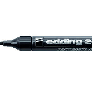 Μεταλλικος μαρκαδορος ανεξιτηλος επαναγεμιζομενος με στρογγυλη μυτη παχους 1,5mm-3mm edding e-2000C Μαυρο