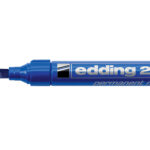 Μεταλλικός μαρκαδόρος ανεξίτηλος επαναγεμιζόμενος με πλακέ μύτη πάχους 1mm-5mm edding e-2200C Μπλε